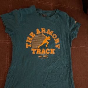 Turquoise New Balance Armory Track Tee